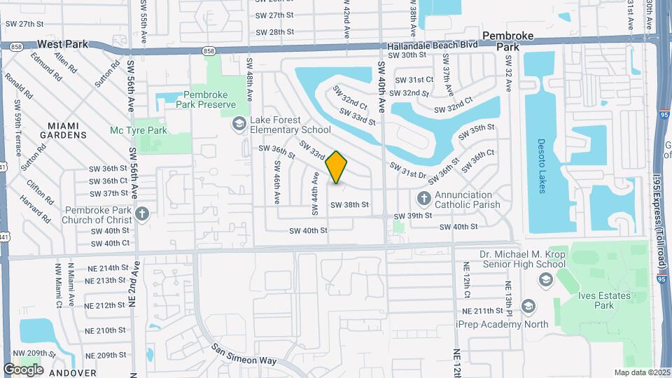 4220 SW 36th St Map and Location Details