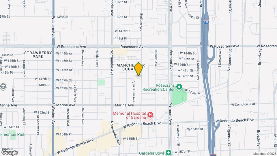 14709 Budlong Ave Mapa y Detalles de la Ubicación