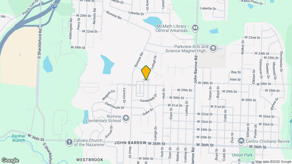 2816 Lehigh Dr, Unit 093-104 Map and Location Details