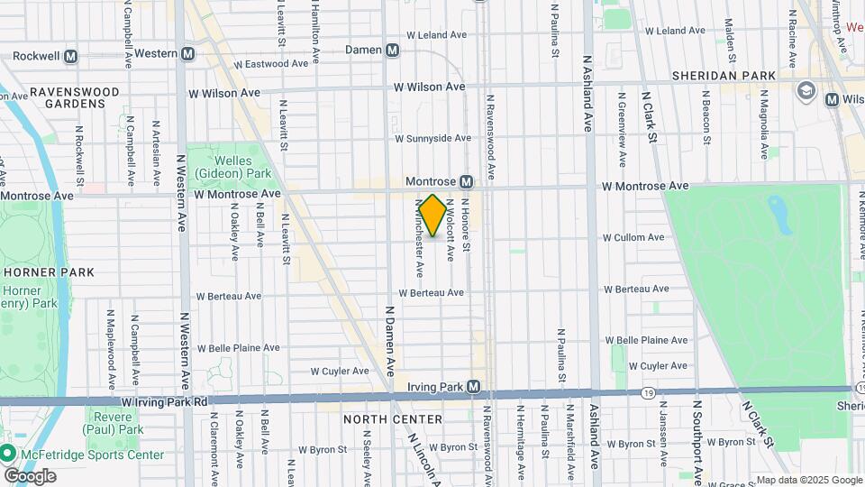 1911 W Cullom Ave Map and Location Details