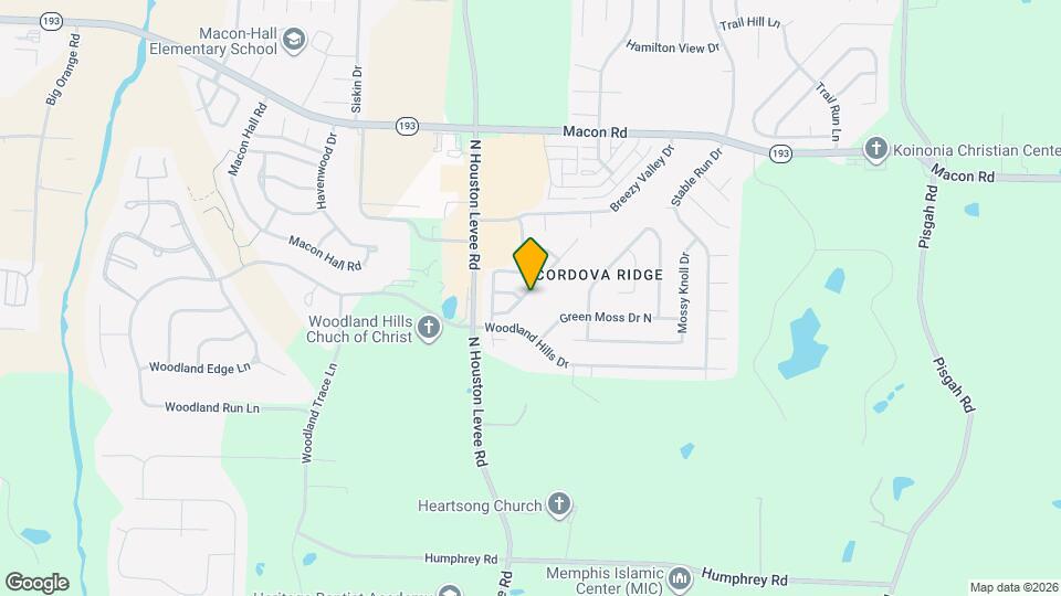 1080 Cross Wood Ln Map and Location Details