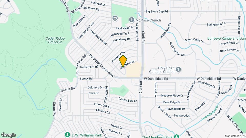 9507 Tallow Berry Dr Map and Location Details