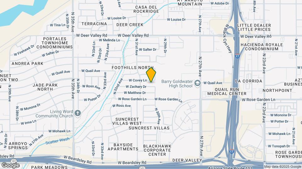 3014 W Zachary Dr Map and Location Details