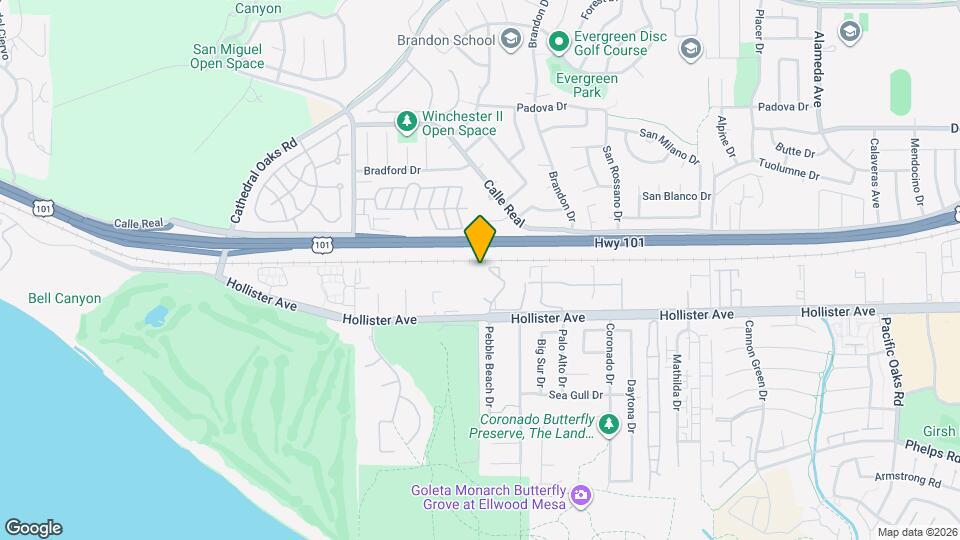 7640 Hollister Ave Map and Location Details