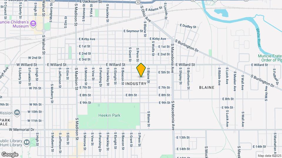 1302 E 6th St Map and Location Details