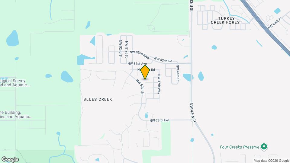 4926 NW 78th Rd Map and Location Details