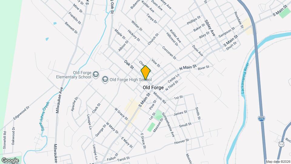 200 Oak St Map and Location Details