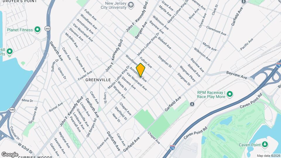 131 Armstrong Ave Map and Location Details