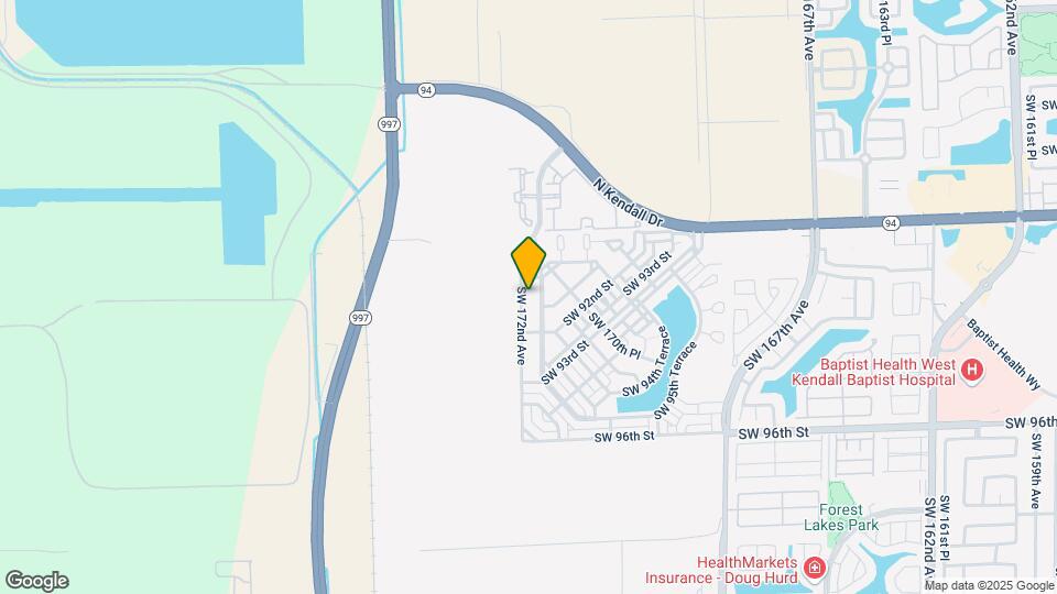 9131 SW 172nd Ave Map and Location Details