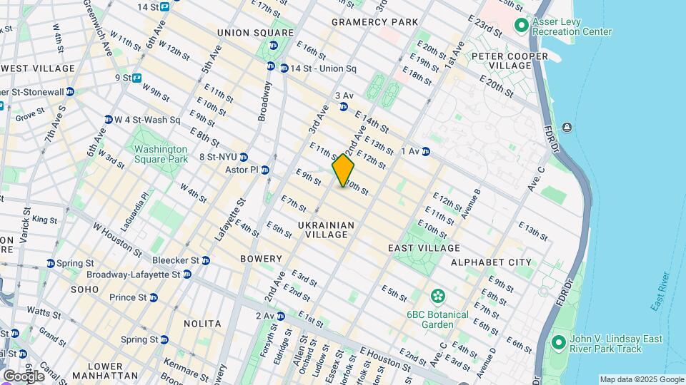 313 E 9th St Mapa y Detalles de la Ubicación