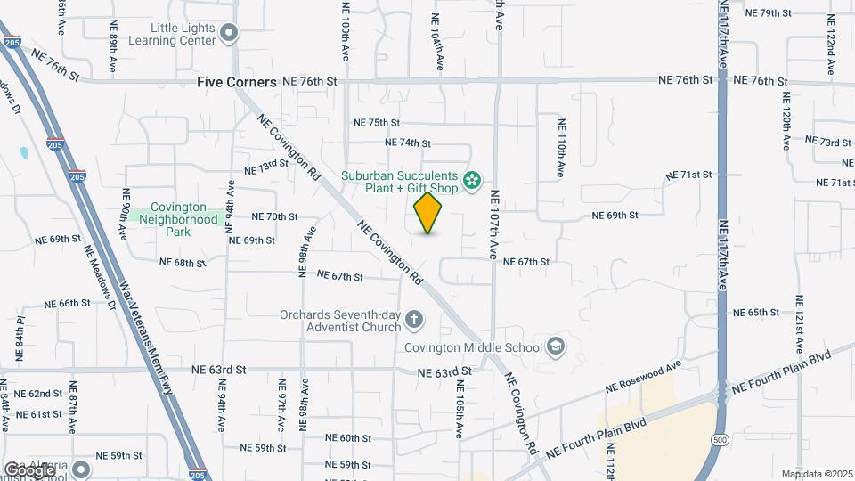 10301 NE 69th St Map and Location Details