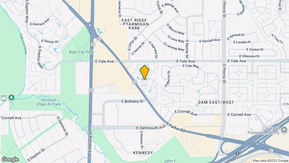 2840 S Kenton Ct Map and Location Details