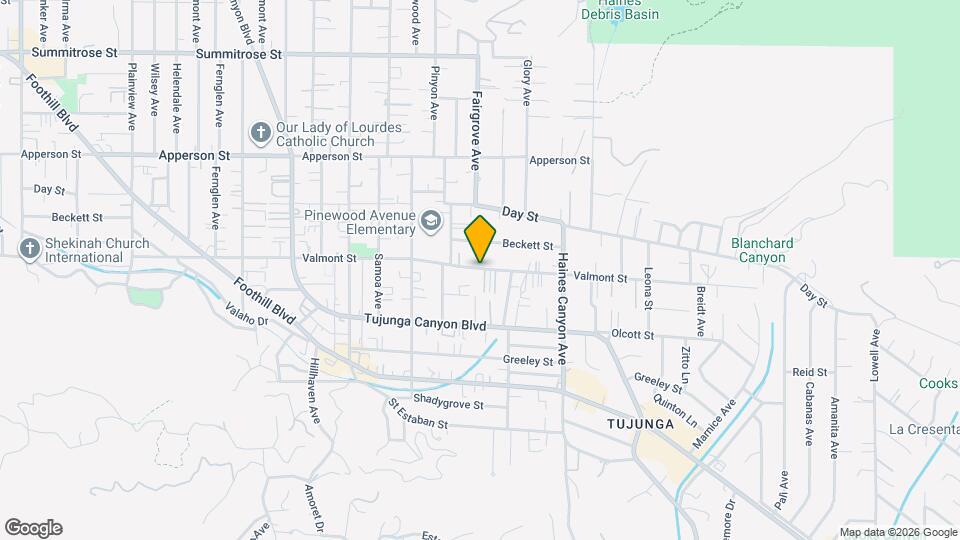 6942 Valmont St Map and Location Details