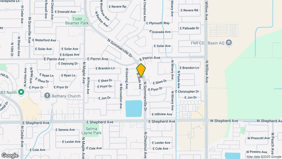 9326 N Jade Ave Map and Location Details