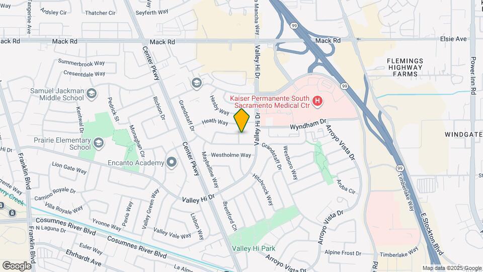 7971 Hanford Way, Unit 5 - Small Map and Location Details