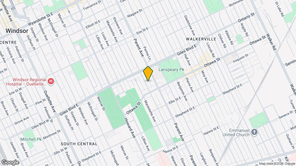 1264 Elsmere Av Map and Location Details