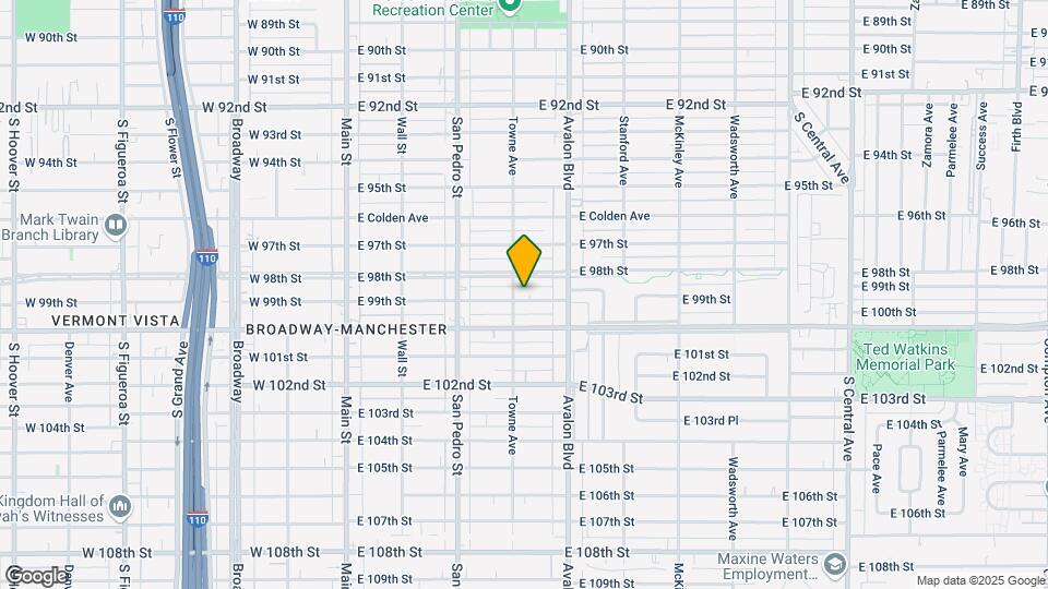 409 E 99th St Map and Location Details