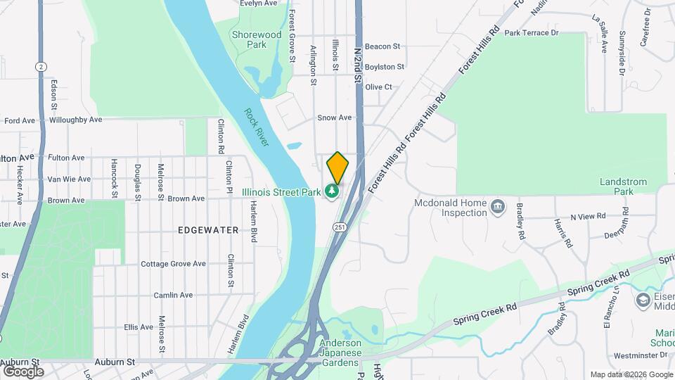 4610 Illinois St Map and Location Details