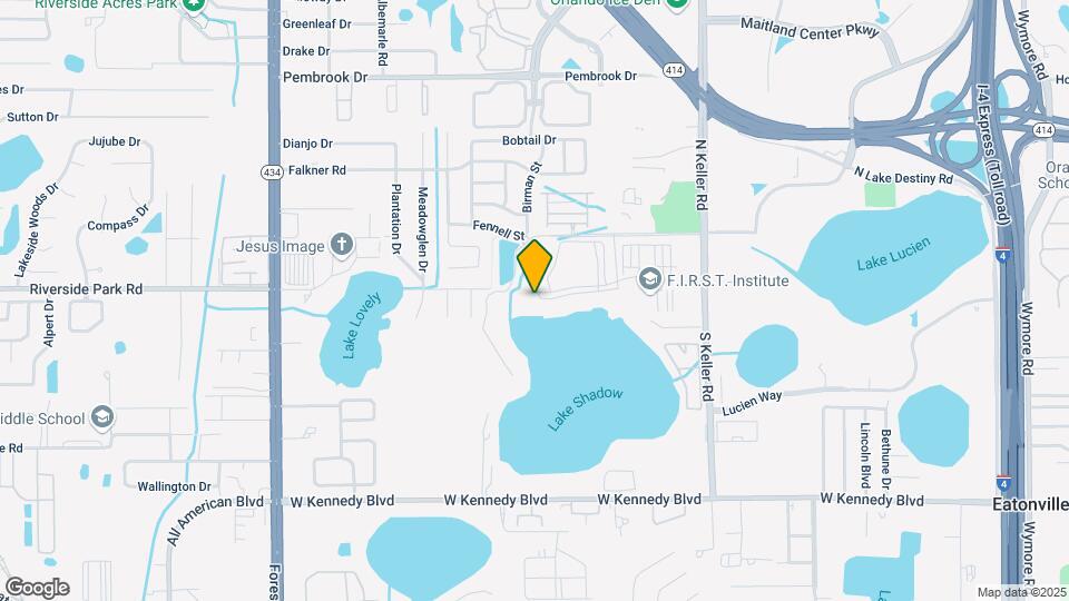 1400 Lake Shadow Cir Map and Location Details