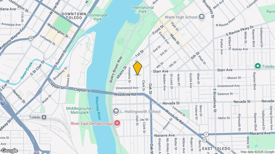 417 Utah St Map and Location Details