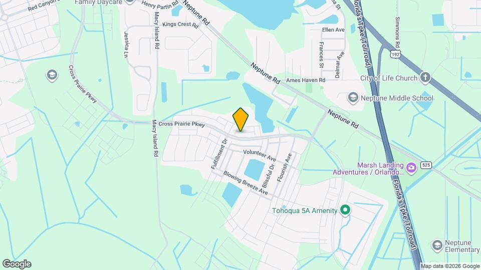 1707 Cross Prairie Pkwy Map and Location Details