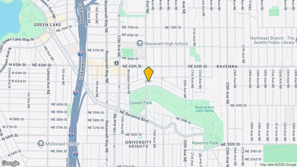 1504 NE 62nd St Map and Location Details