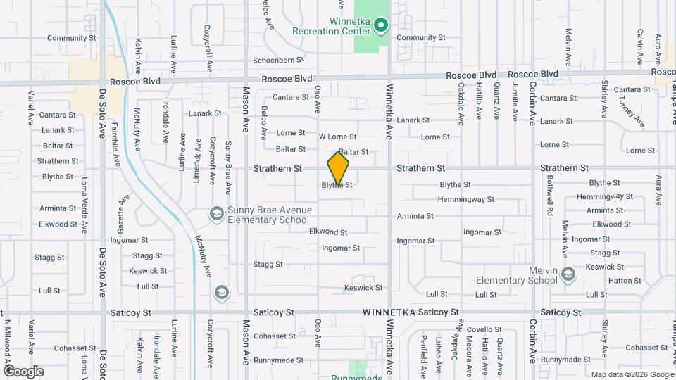 20234 Blythe St Map and Location Details