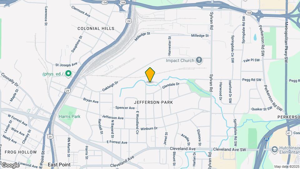 2392 Jefferson Terrace Map and Location Details