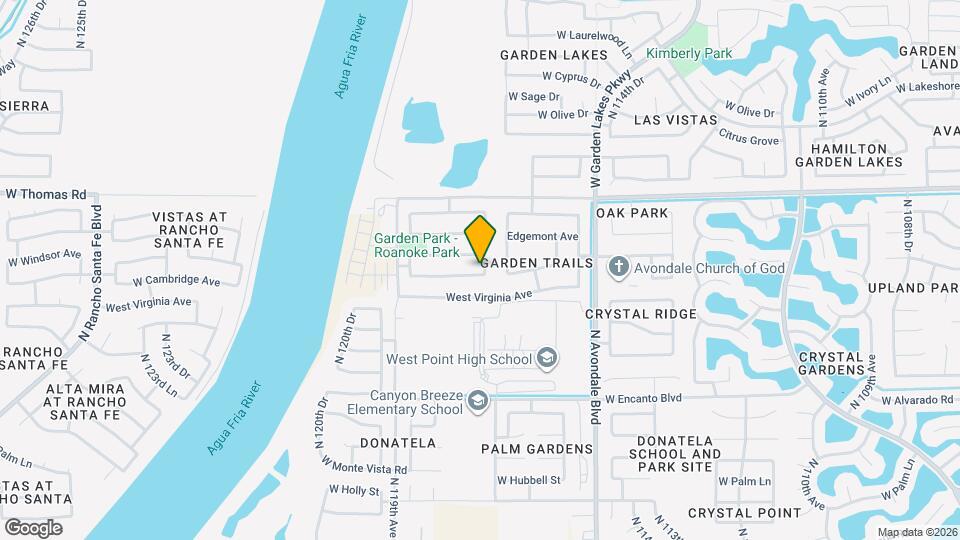 11808 W Cambridge Ave Map and Location Details