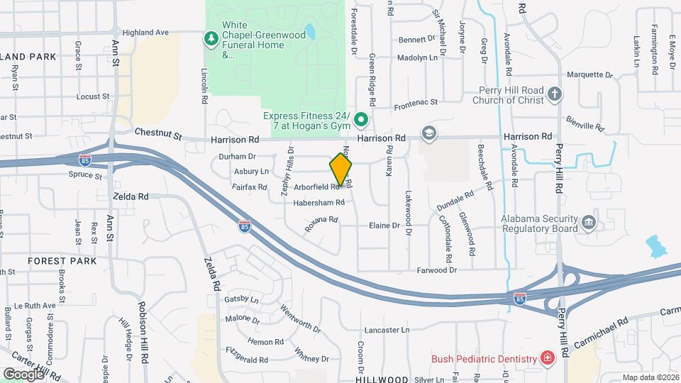 3390 Arborfield Rd Map and Location Details