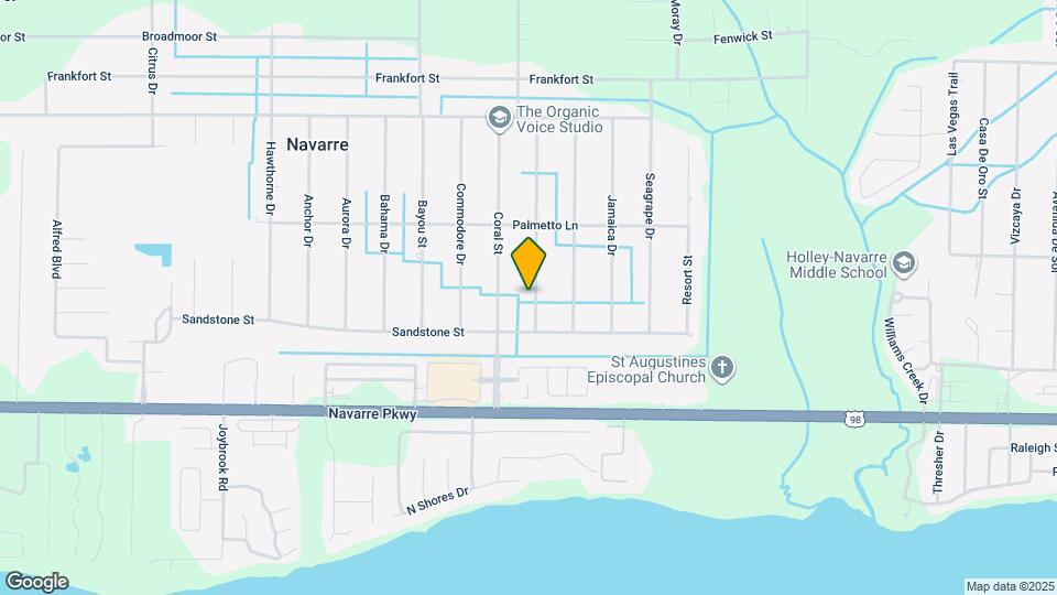 1895 Everglades Dr Map and Location Details