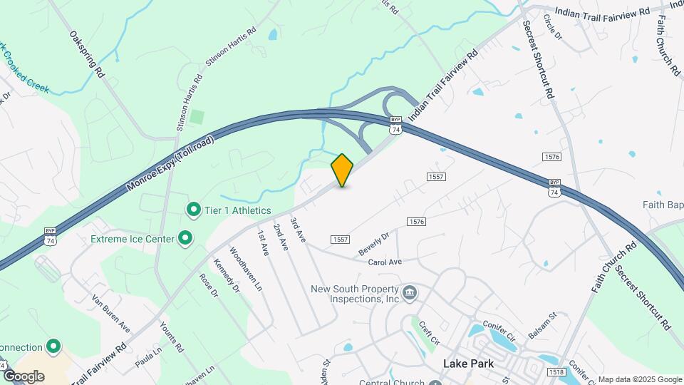 5226 Indian Trail Fairview Rd Map and Location Details