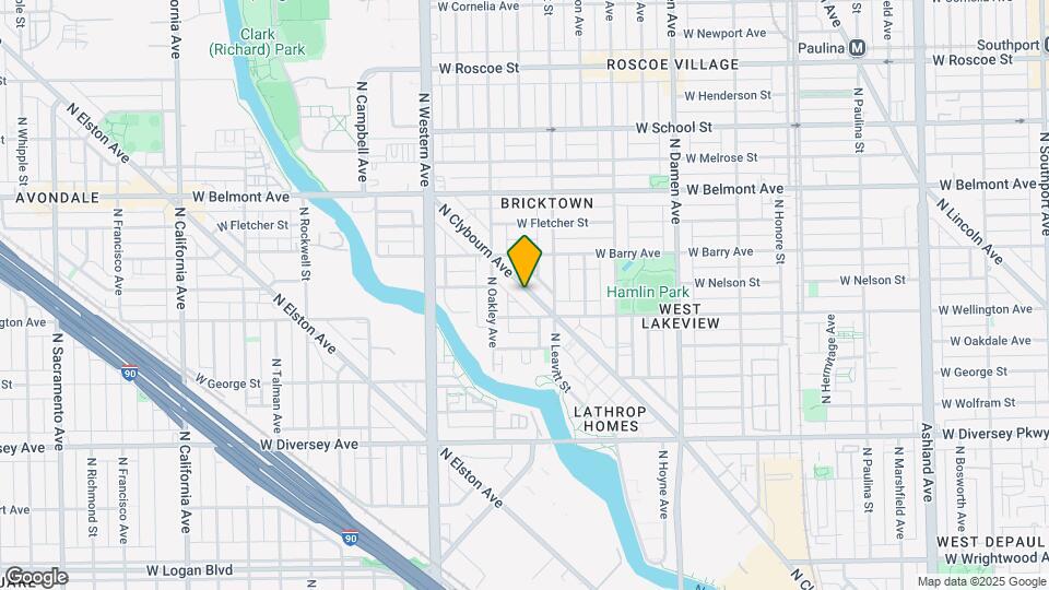 3028 N Clybourn Ave Map and Location Details