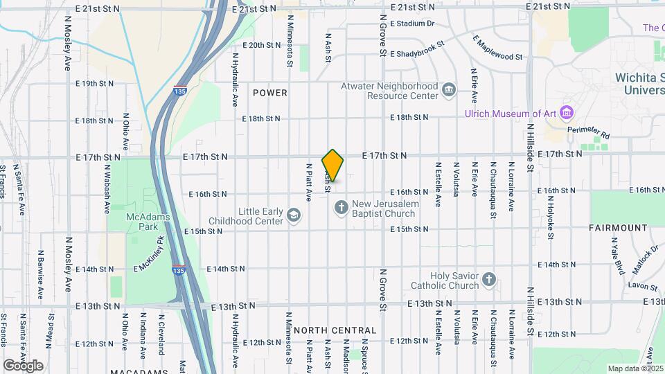 2114 E 16th St N Map and Location Details