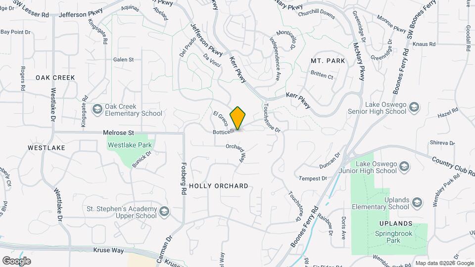 3896 Botticelli Map and Location Details