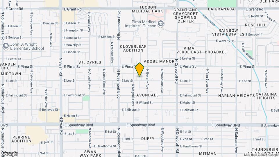 5223 E Lee St Map and Location Details