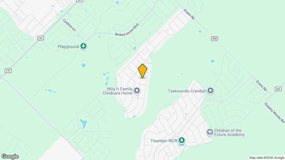 3218 Crestone Dr Map and Location Details