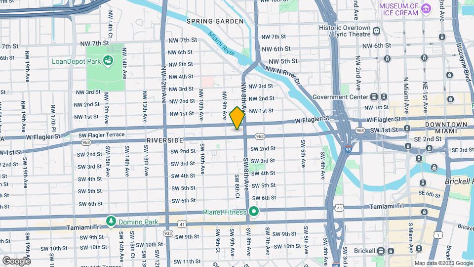 835 SW 1st St Mapa y Detalles de la Ubicación
