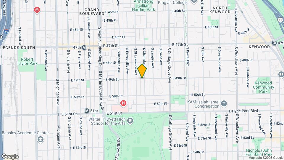 4900 S Champlain Ave Mapa y Detalles de la Ubicación