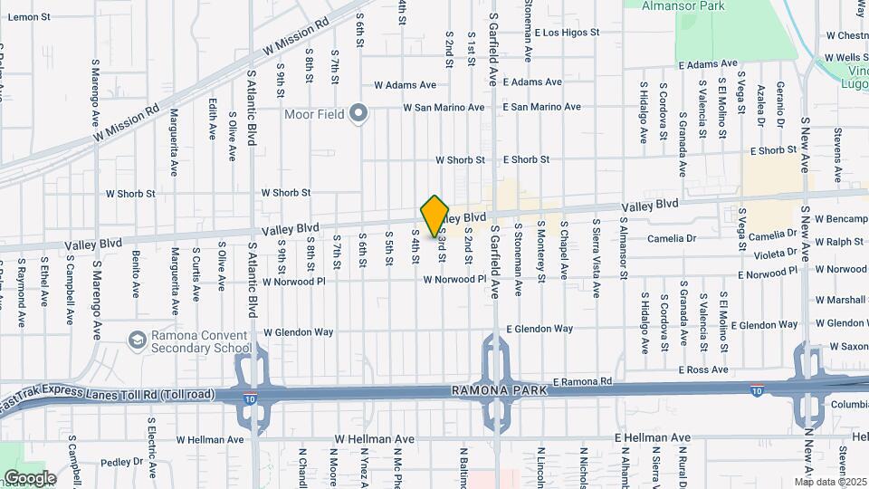1425 S 3rd St Map and Location Details