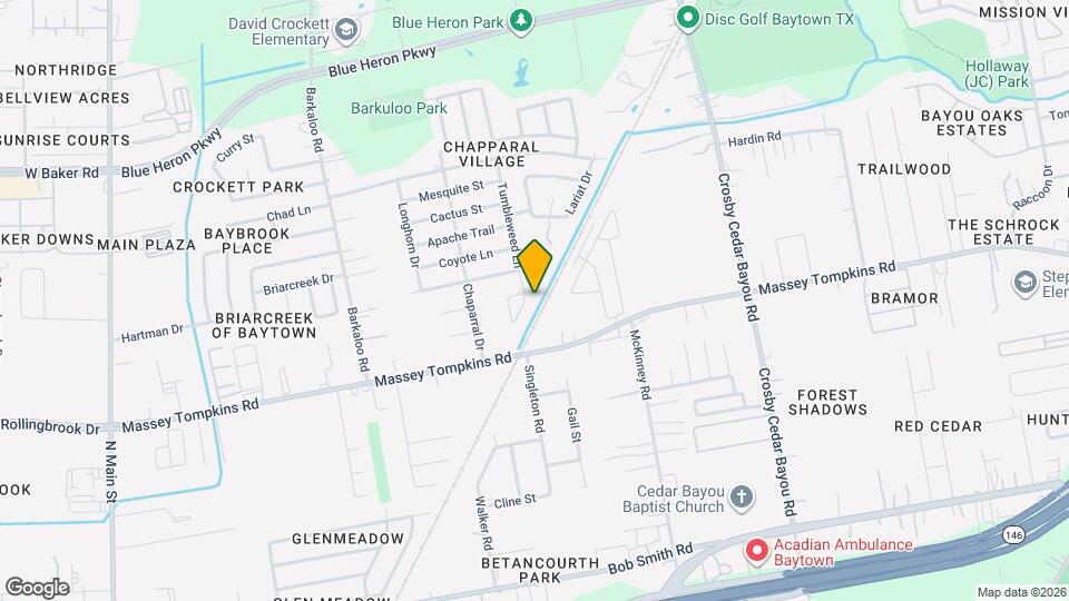 3937 Tumbleweed Ln Map and Location Details