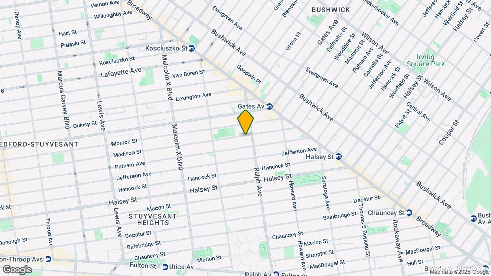 842 Madison St Map and Location Details