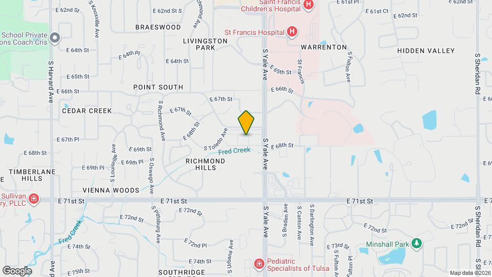 4750 E 68th St Map and Location Details