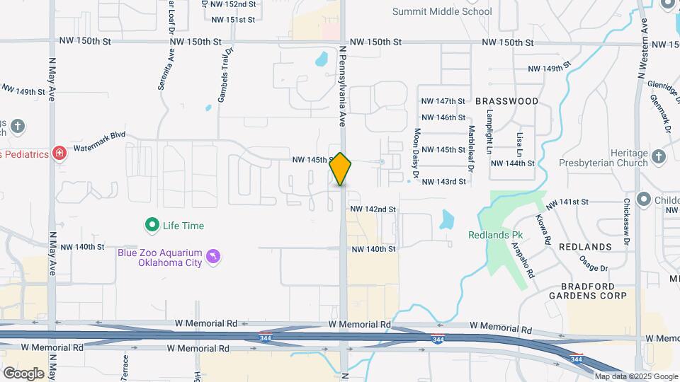 14329 N Pennsylvania Ave Map and Location Details