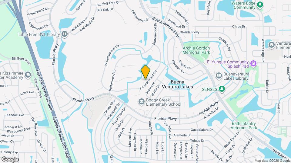 209 E Cedarwood Cir Mapa y Detalles de la Ubicación