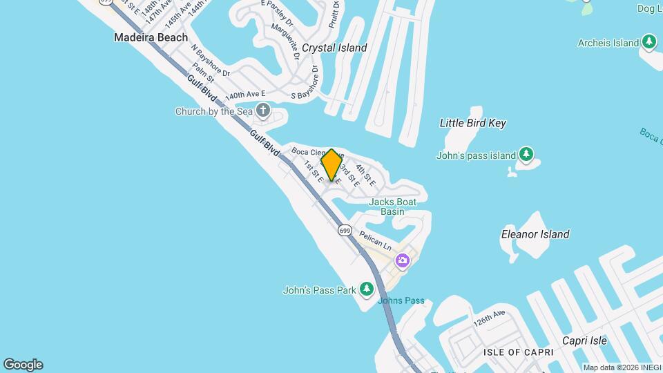 100 Boca Ciega Dr Map and Location Details