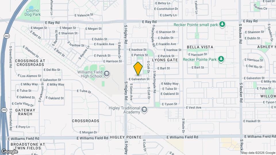 3293 E Loma Vista St Map and Location Details