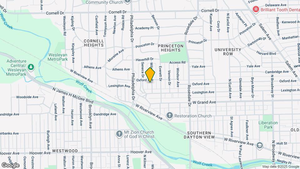 1129 Wilson Dr Map and Location Details
