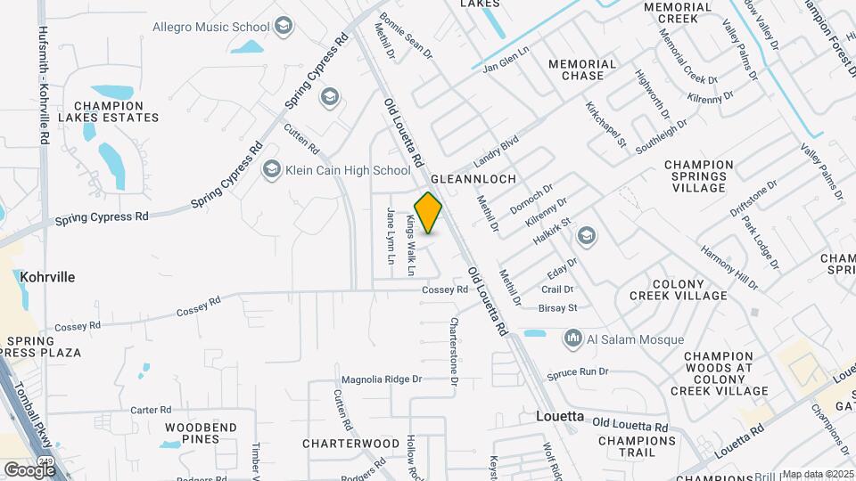 9906 Dornoch Dr Map and Location Details