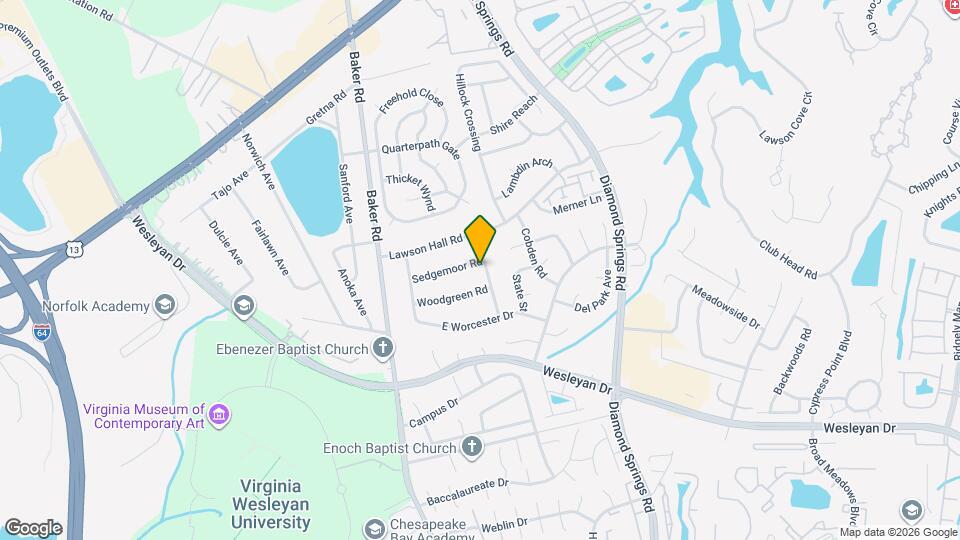 5601 Sedgemoor Rd Map and Location Details
